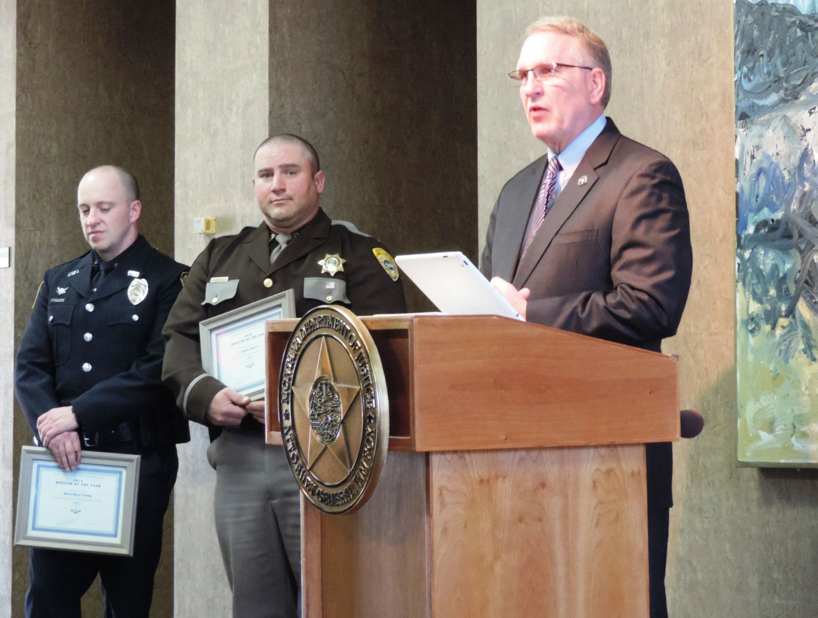 Local police recognized for work with domestic and sexual violence